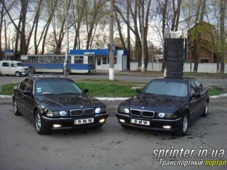 Пассажирские перевозки Легковые автомобили BMW 7