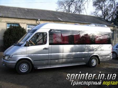 Пассажирские перевозки Микроавтобусы (от 9 до 21 мест ) Mercedes Sprinter